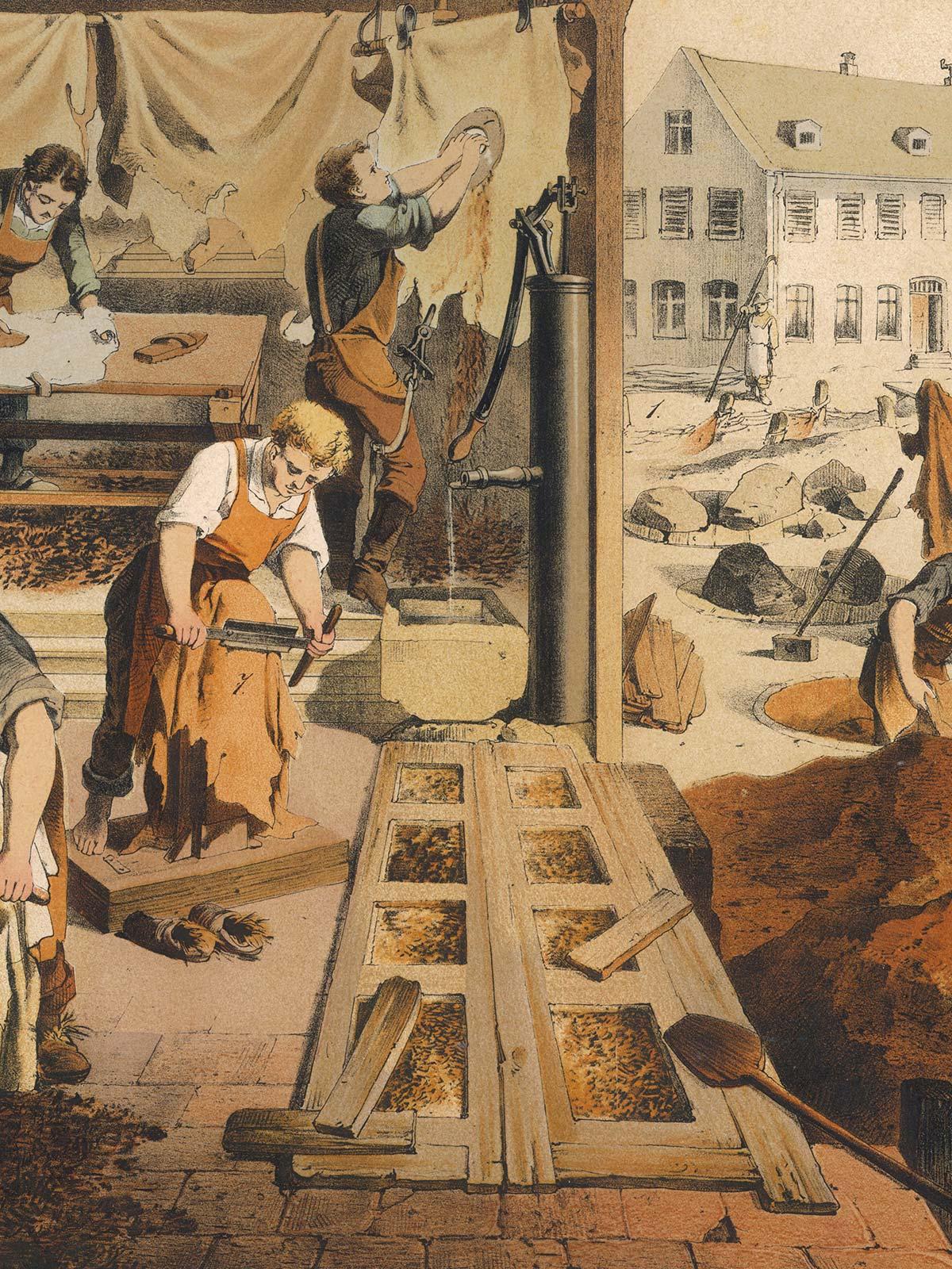 Lavorazione antica della pelle - Gruppo Mastrotto