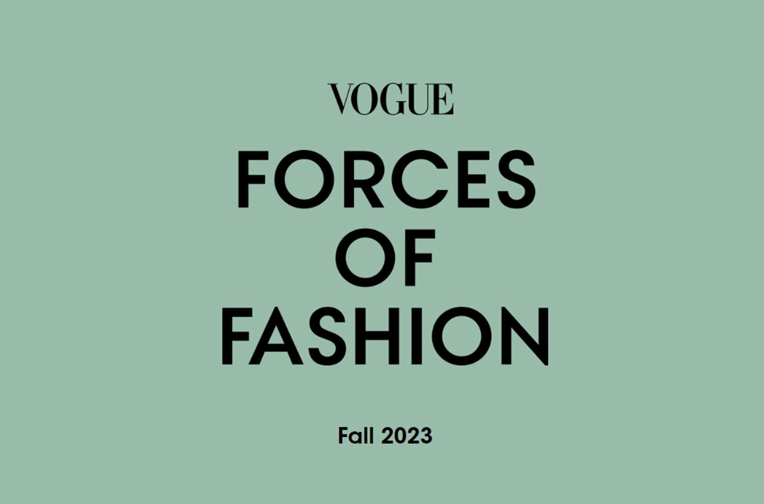 Copertina Force of Fashion 1/2- Vogue - Gruppo Mastrotto